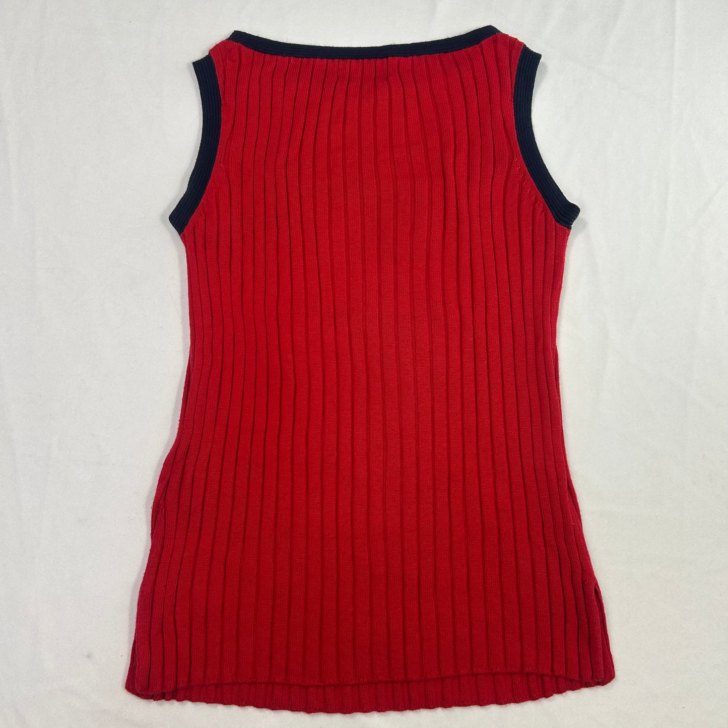 Vintage Polo Jeans Flag Knit Tank - Size S/M