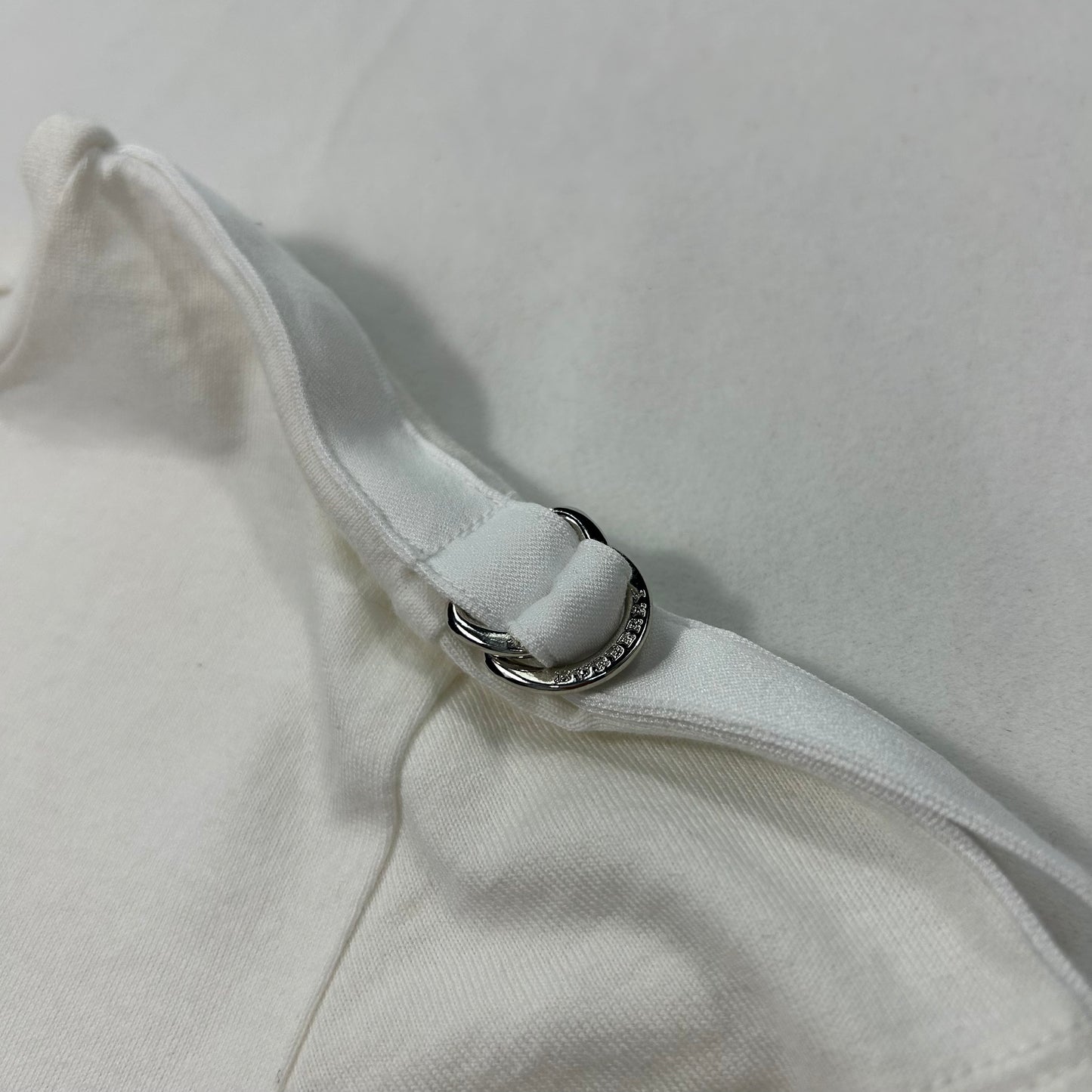 Vintage Burberry Ruched Babytee - Size XS/S