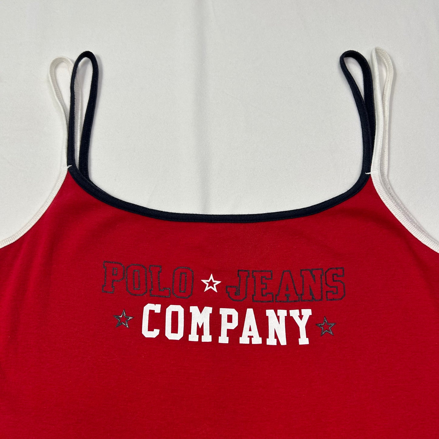 Vintage Polo Jeans Company Star Tank Top - Size L