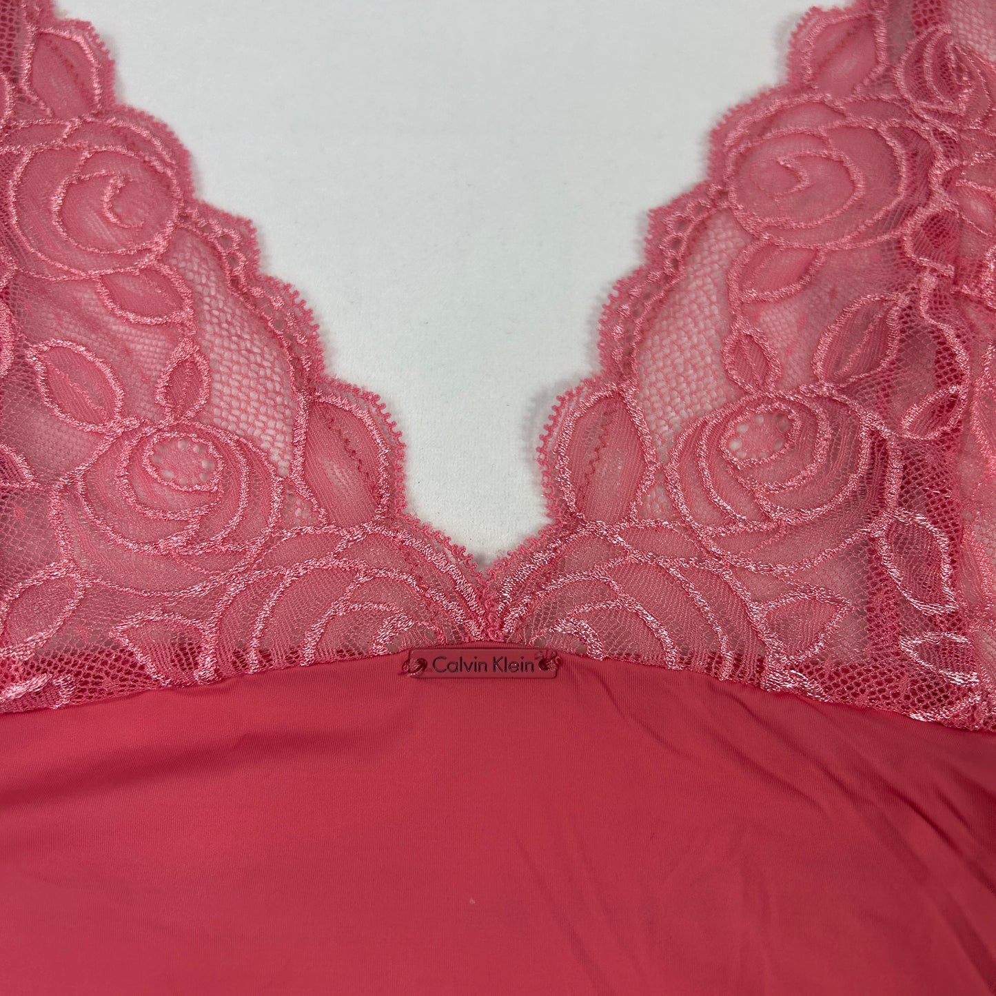Pink Calvin Klein Lace Camisole - Size M