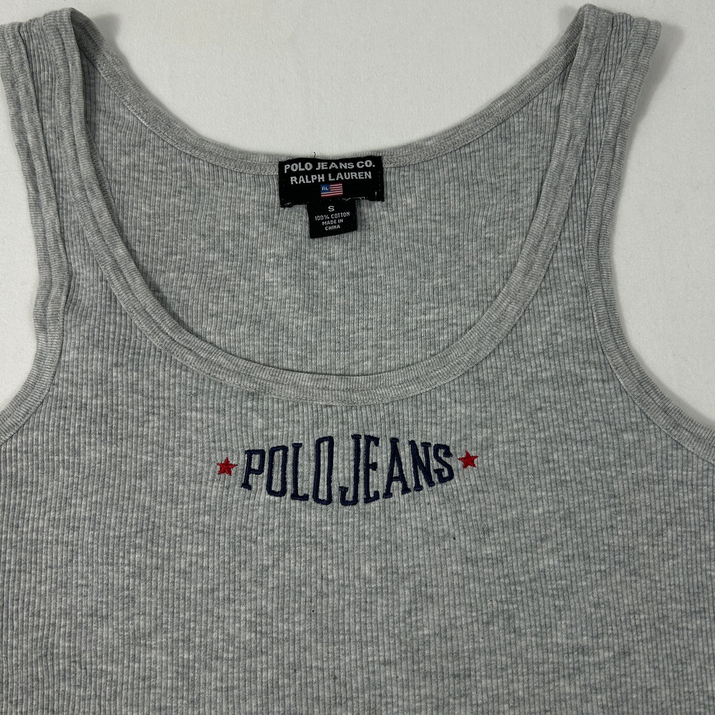 Vintage Polo Jeans Tank - Size S