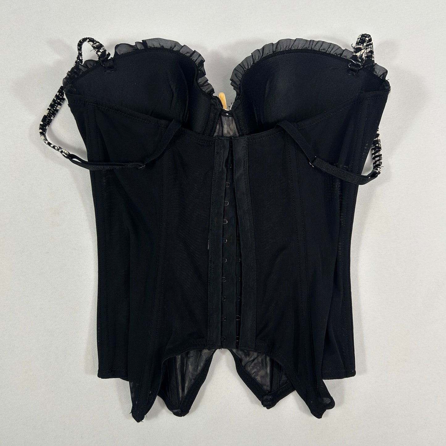 Vintage Animal Print Corset Top - Size XS/S/M