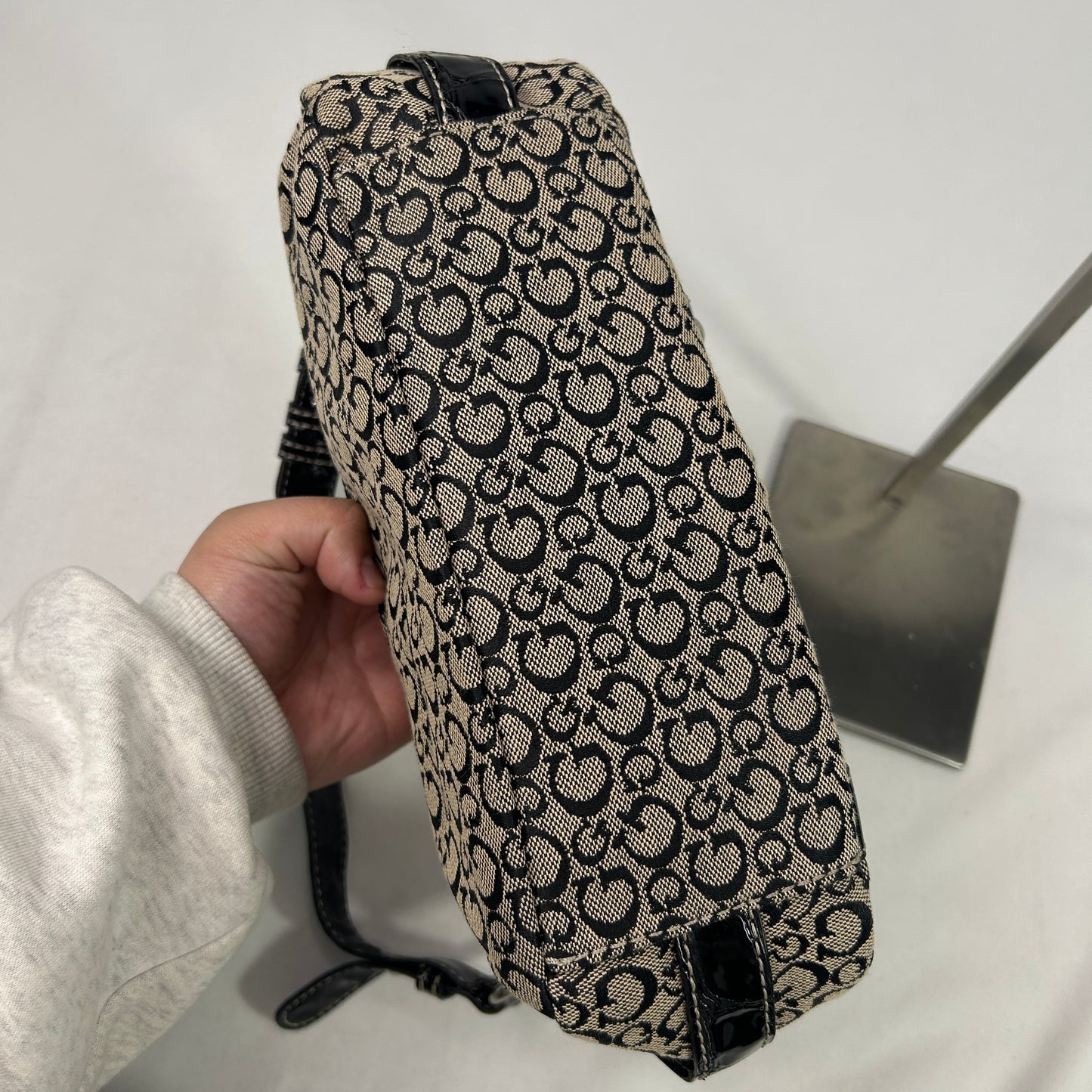 Vintage Monogram Guess Shoulder Bag