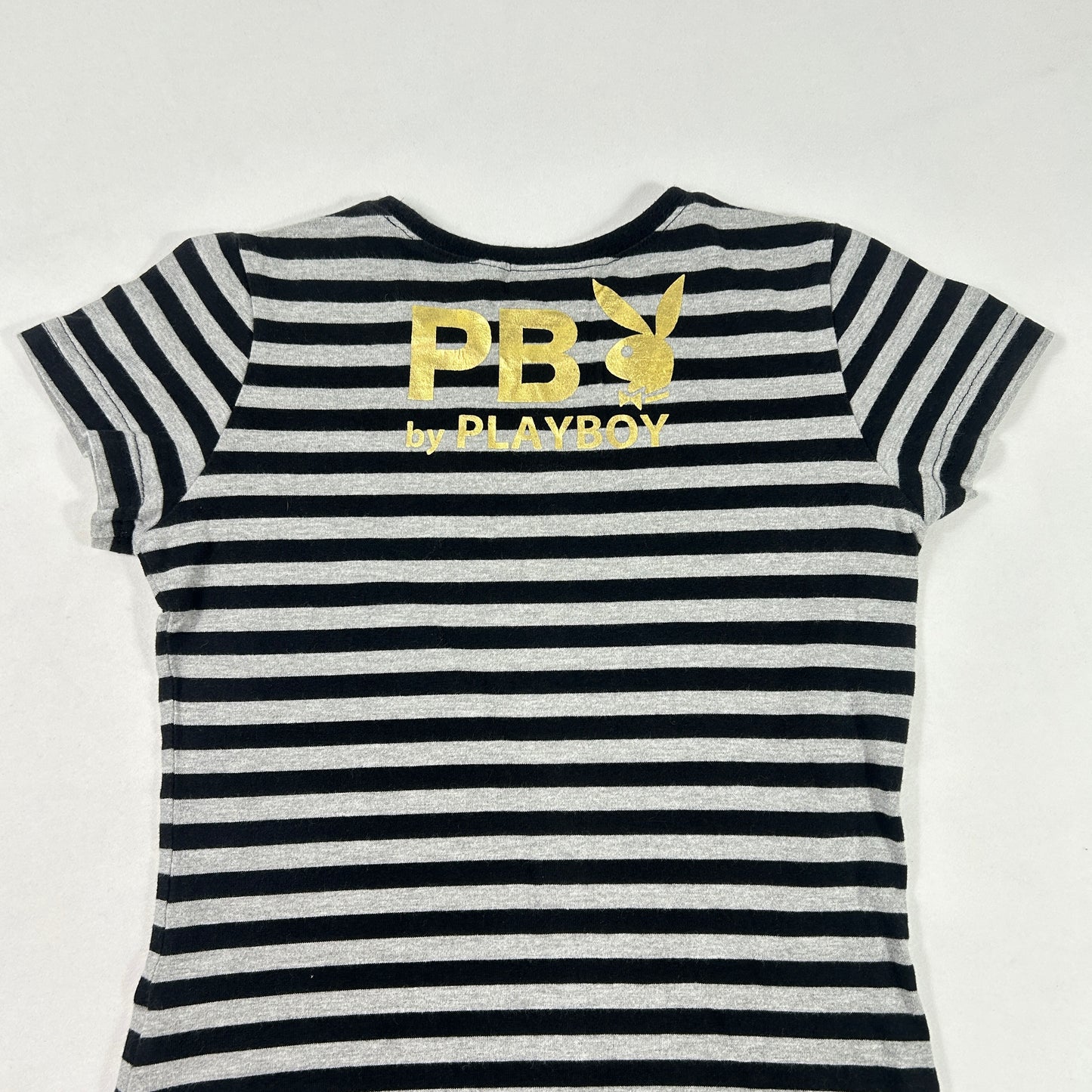 Striped Playboy Babytee - Size XS