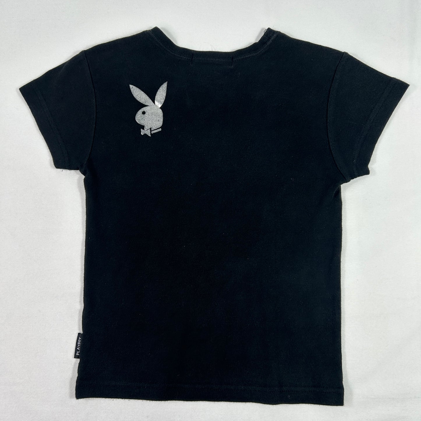 Black Playboy Babytee - Size XS/S
