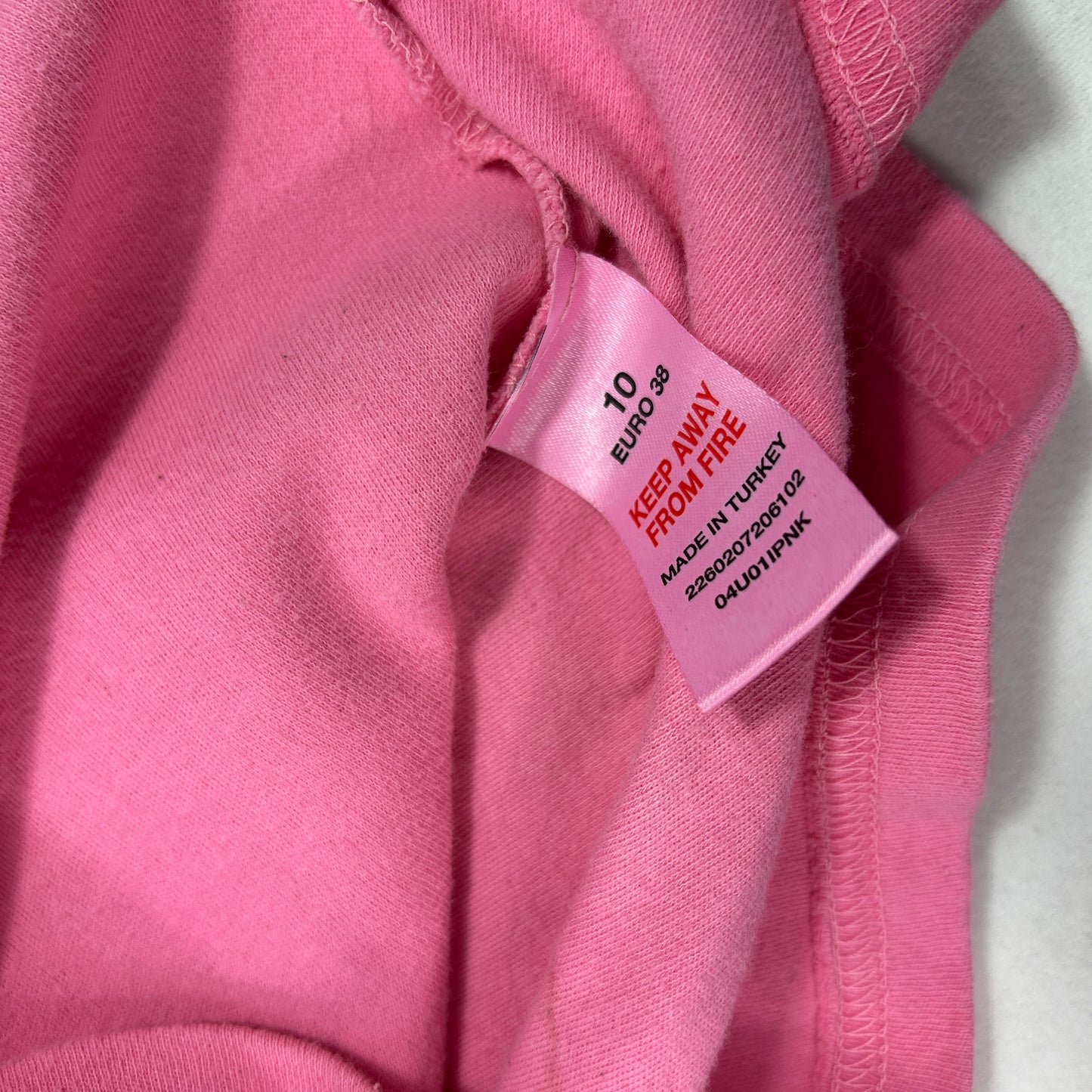 00's Pink Zip Tank Top - Size S