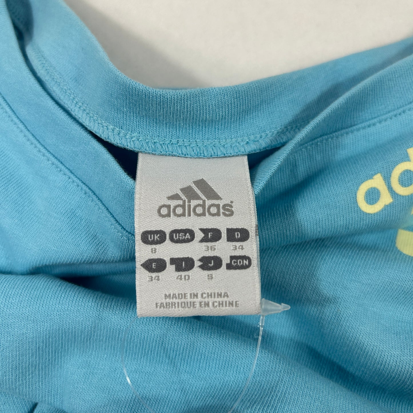 Blue Boat Neck Adidas Tank Top - Size S