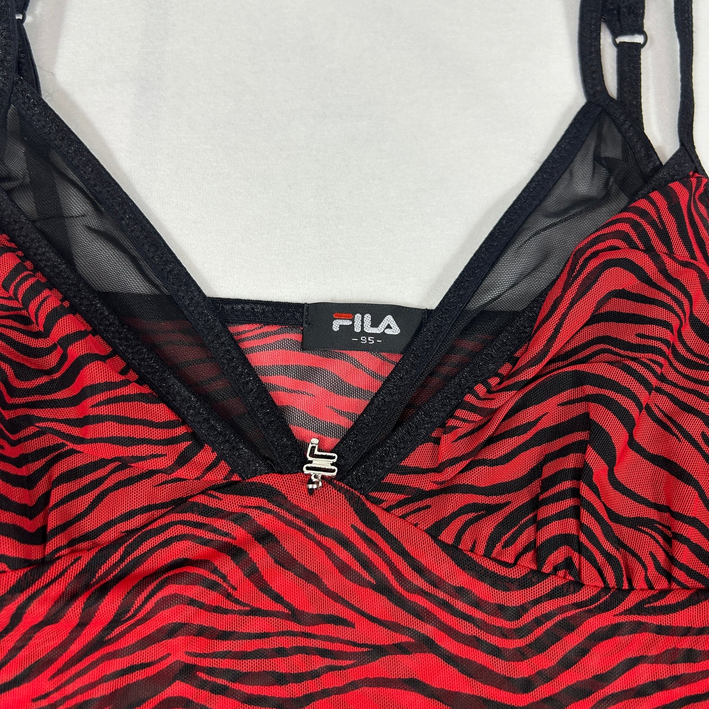 Fila Red Animal Print Camisole - Size M/L