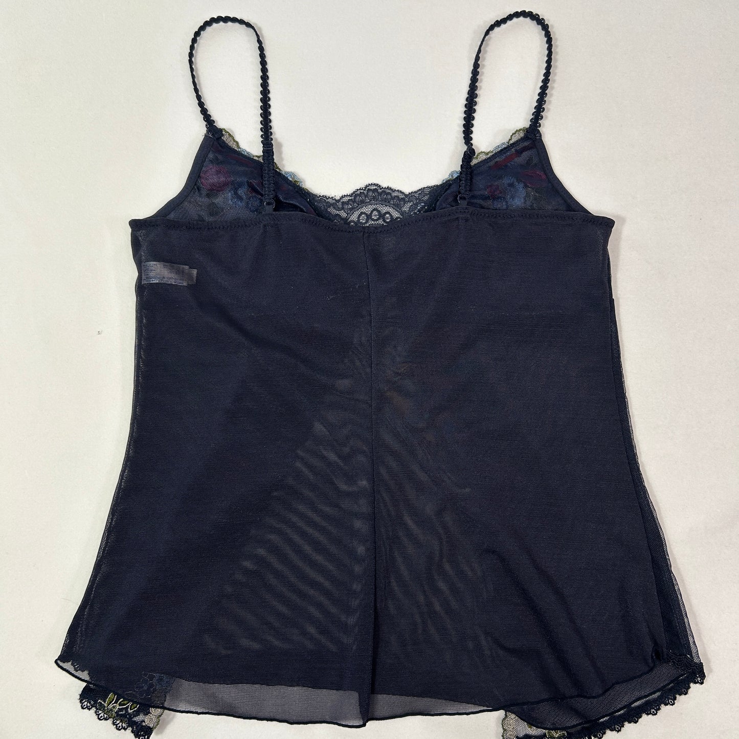 Navy Blue Floral Camisole - Size S/M