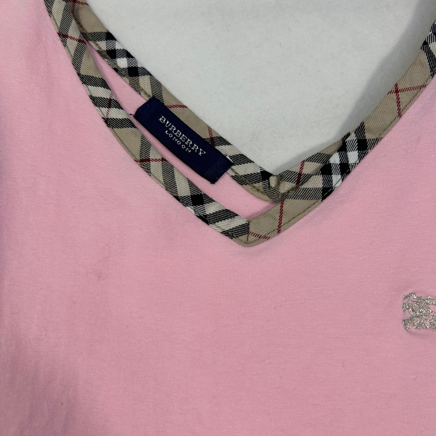Pink Burberry Nova Tank Top - Size XS