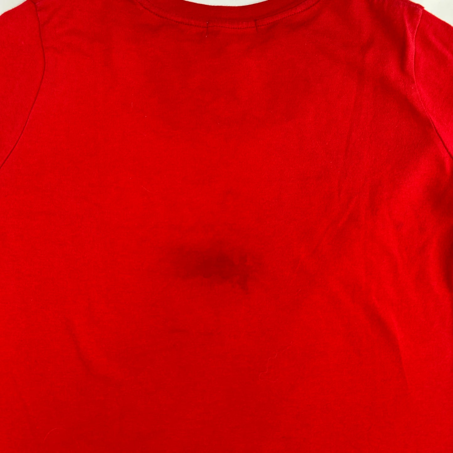 90's Red Burberry Babytee - Size M