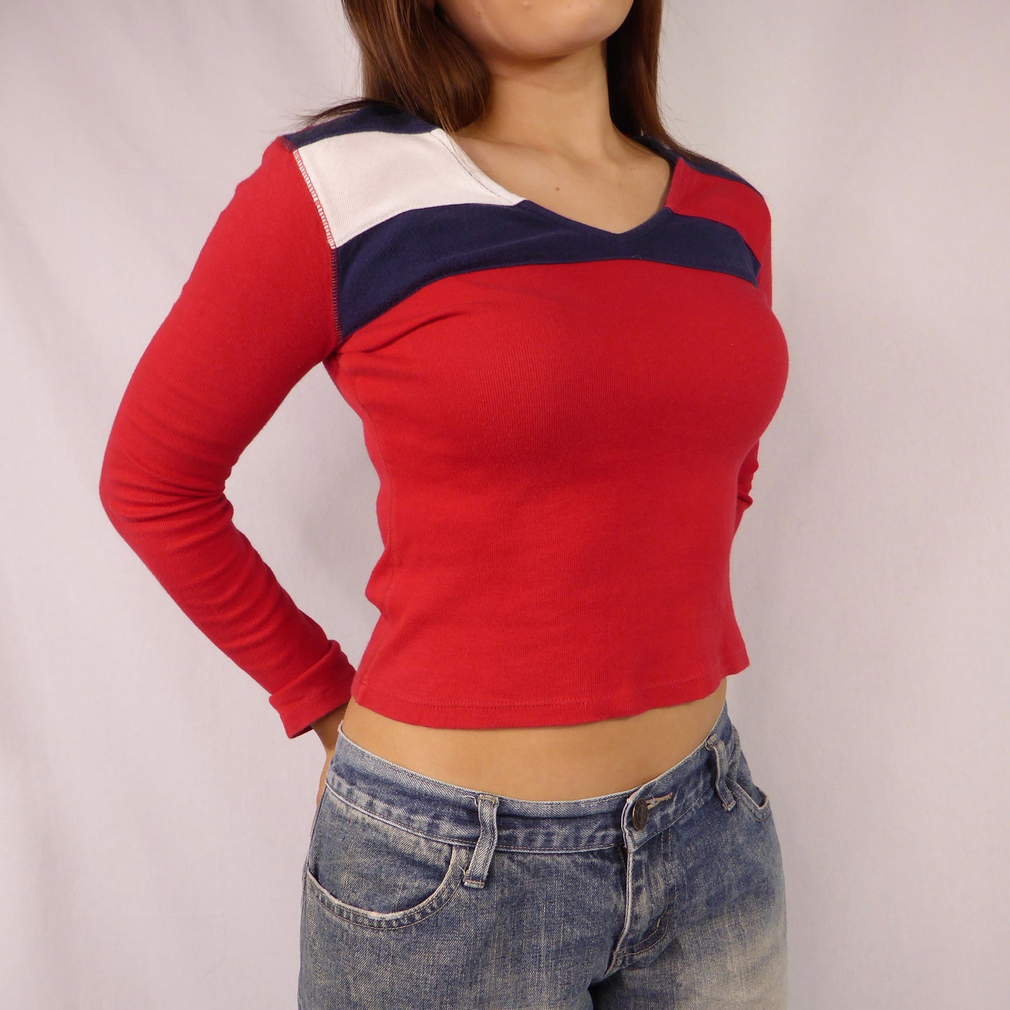 Vintage Tommy Girl Long Sleeve Top - Size S