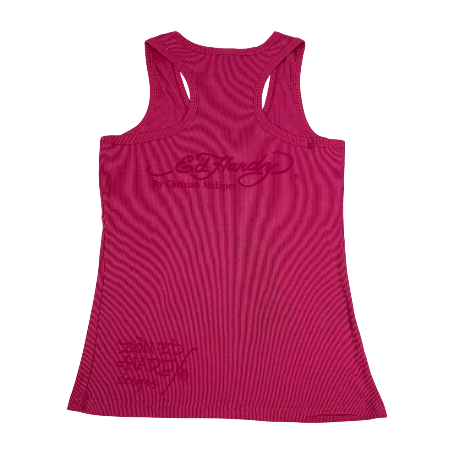 Hot Pink Ed hardy Tank Top - Size L/XL