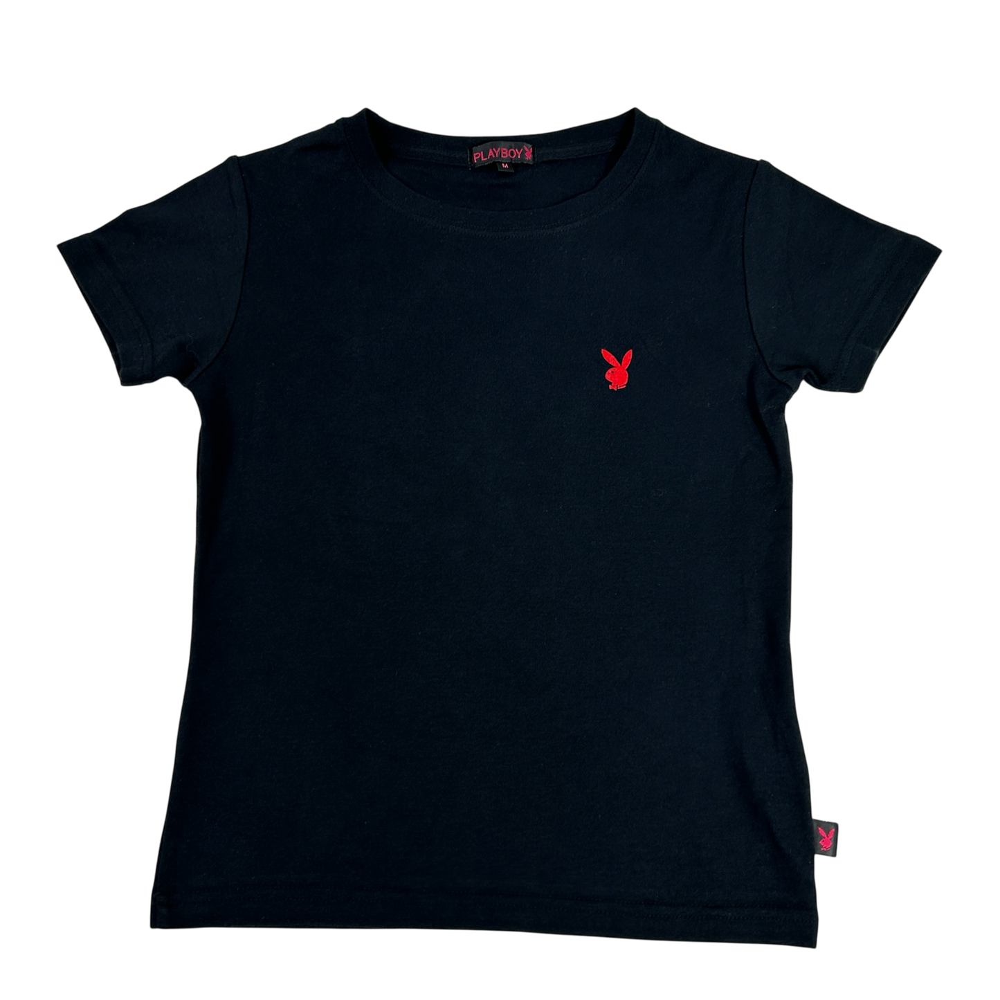 Black / Red Playboy Babytee - Size S
