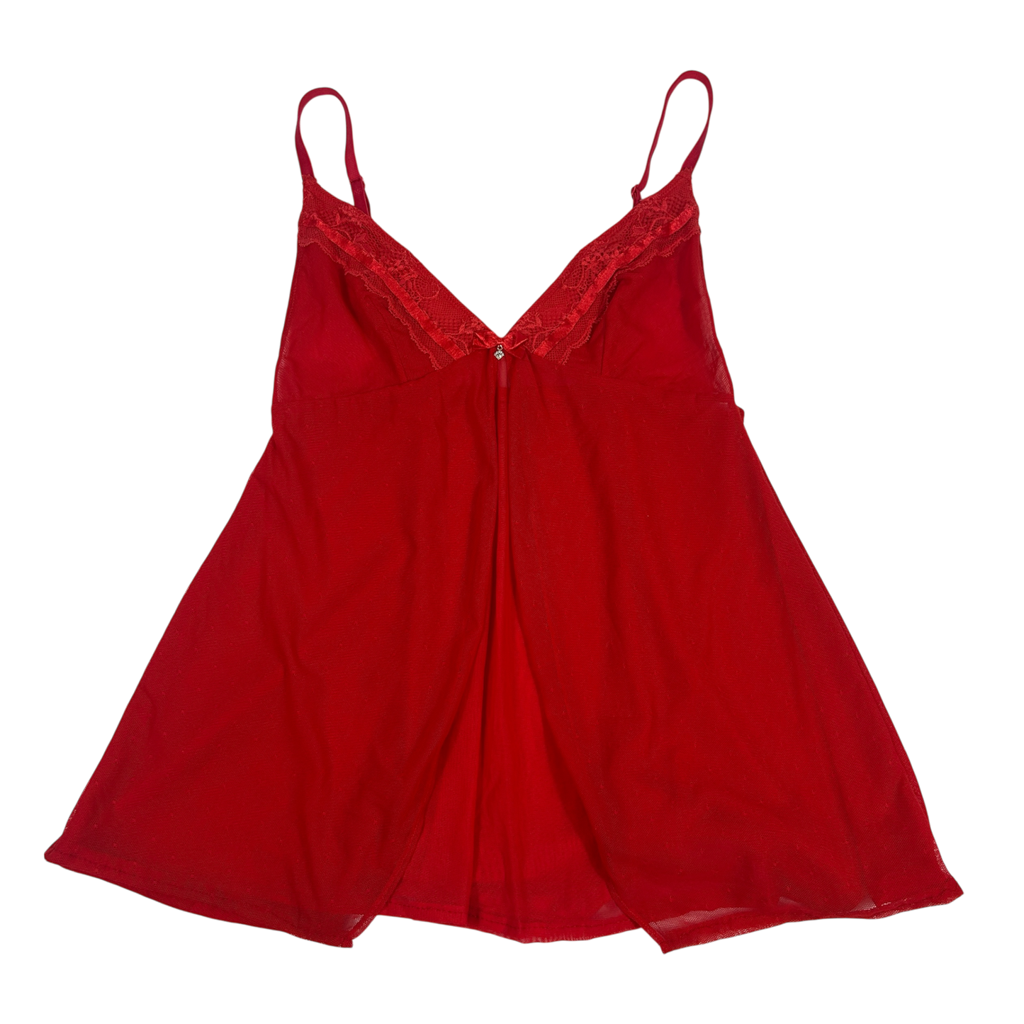 Red Lace Camisole - Size S