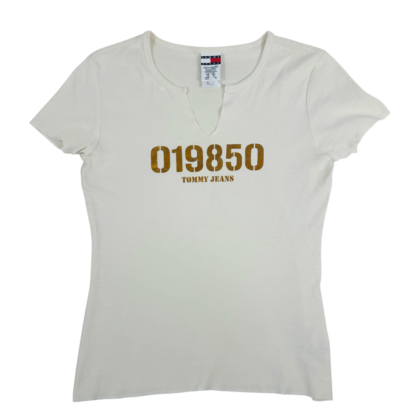 Tommy Jeans V-Neck Babytee - Size S