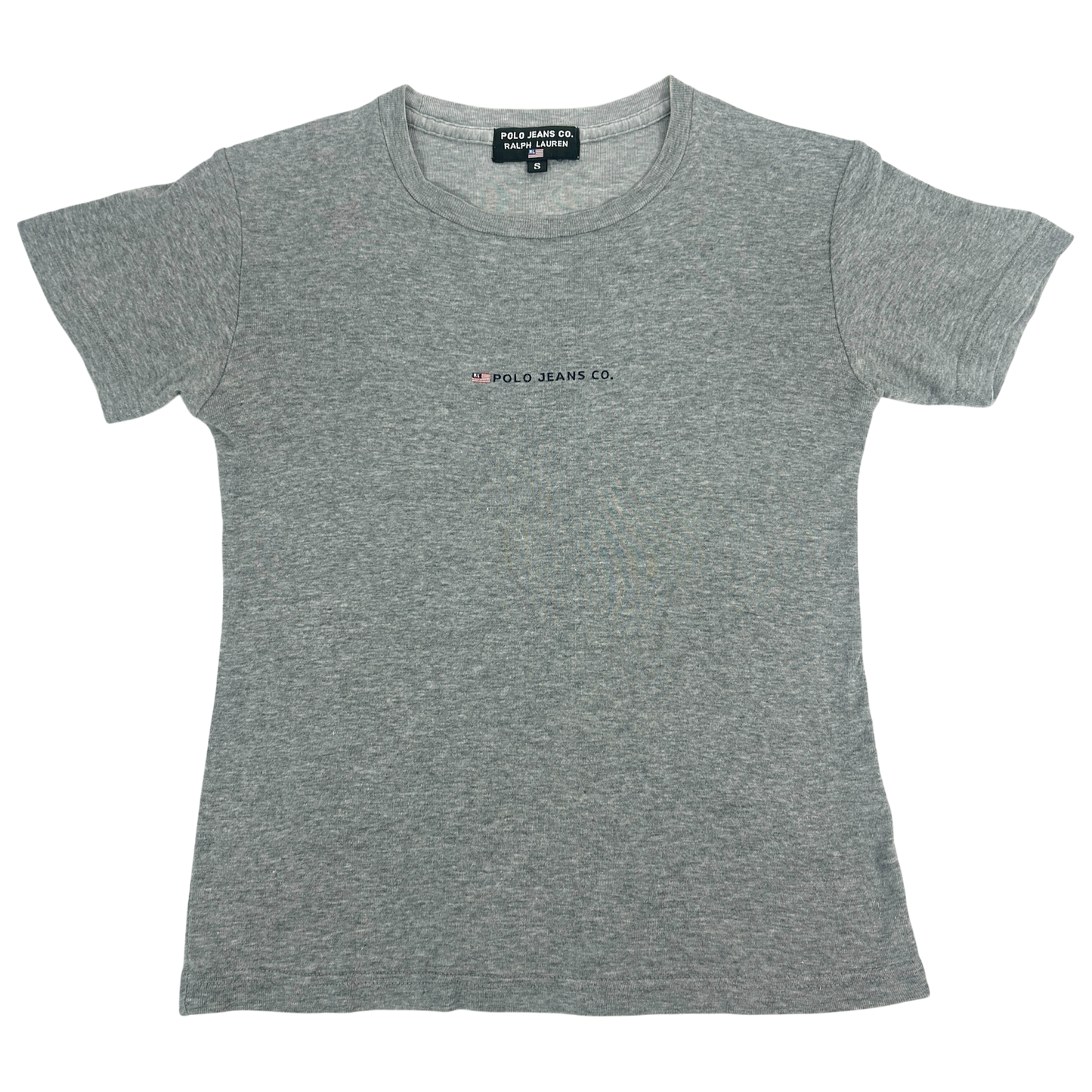 Vintage Grey Polo Babytee - Size XS/S