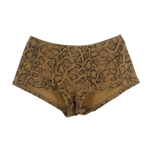 Snake Skin Micro Shorts - Size XS/S/M