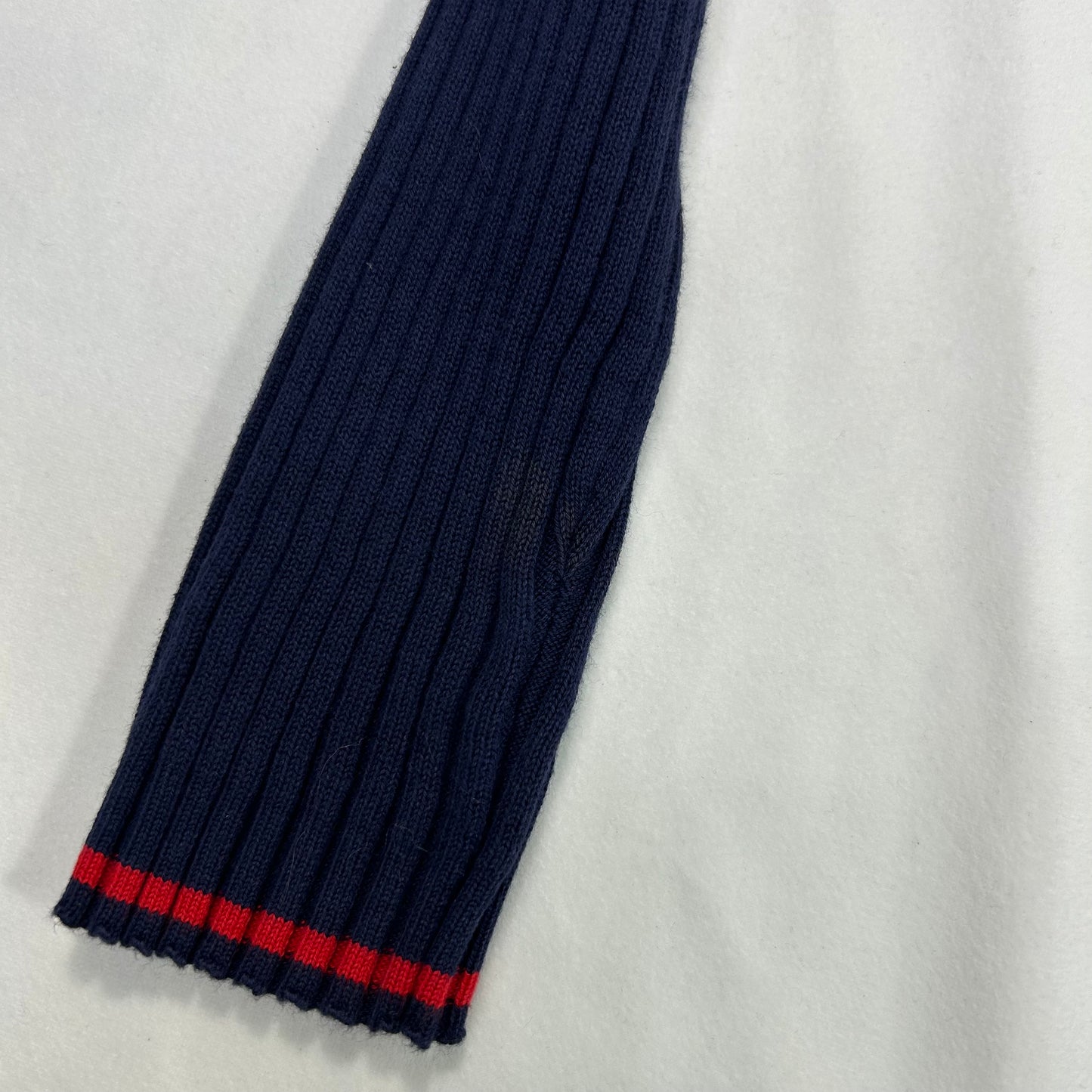 Vintage Navy Blue Polo Jeans Flag Sweater - Size S/M