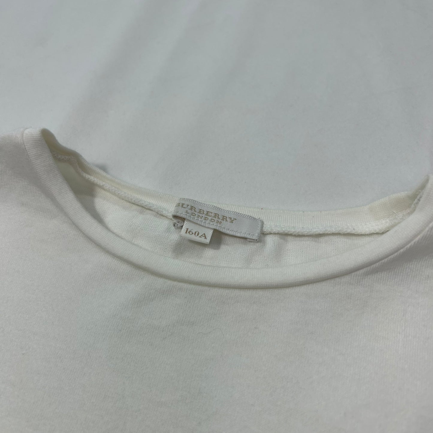 Vintage Burberry Ruched Babytee - Size XS/S