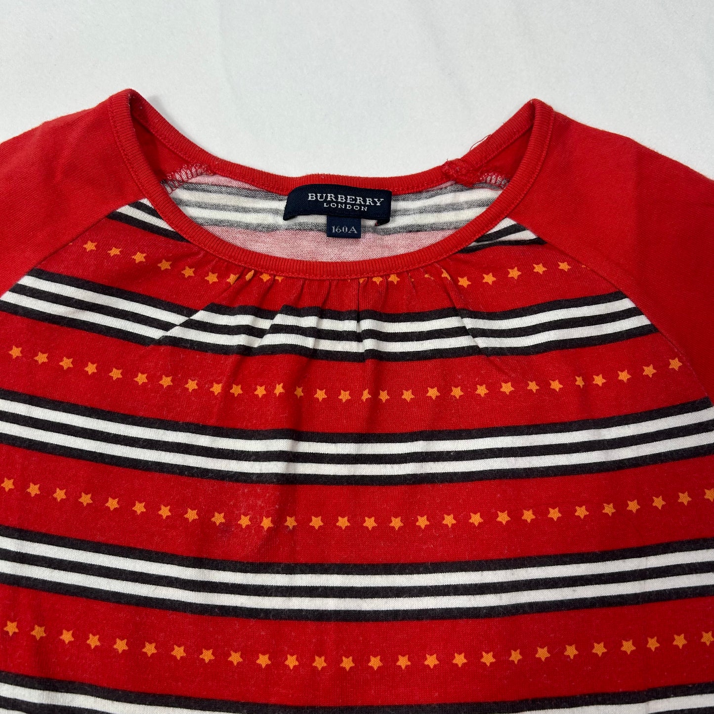 Vintage Burberry Striped Star Babytee - Size XS/S