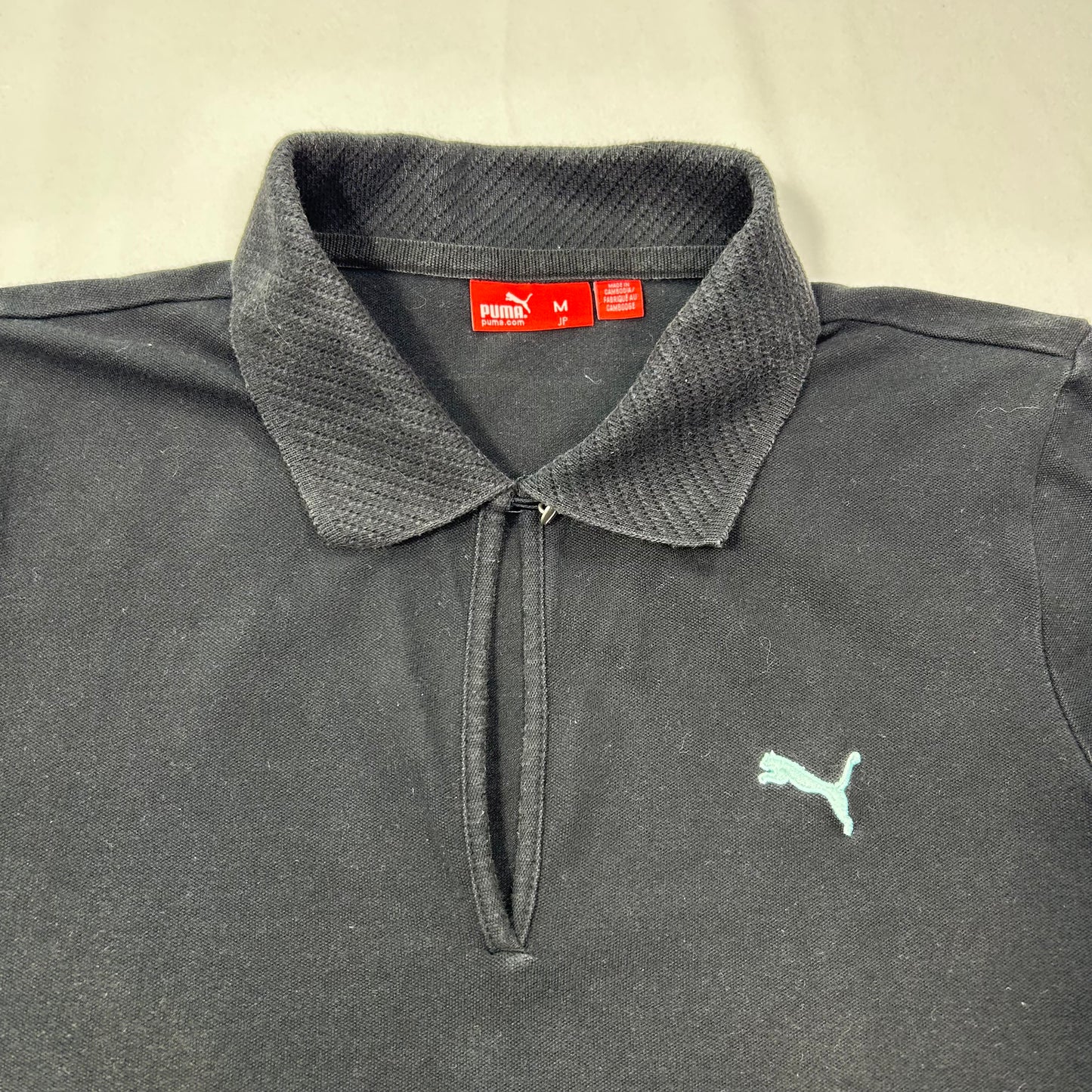 Vintage Puma Collar Babytee - Size M