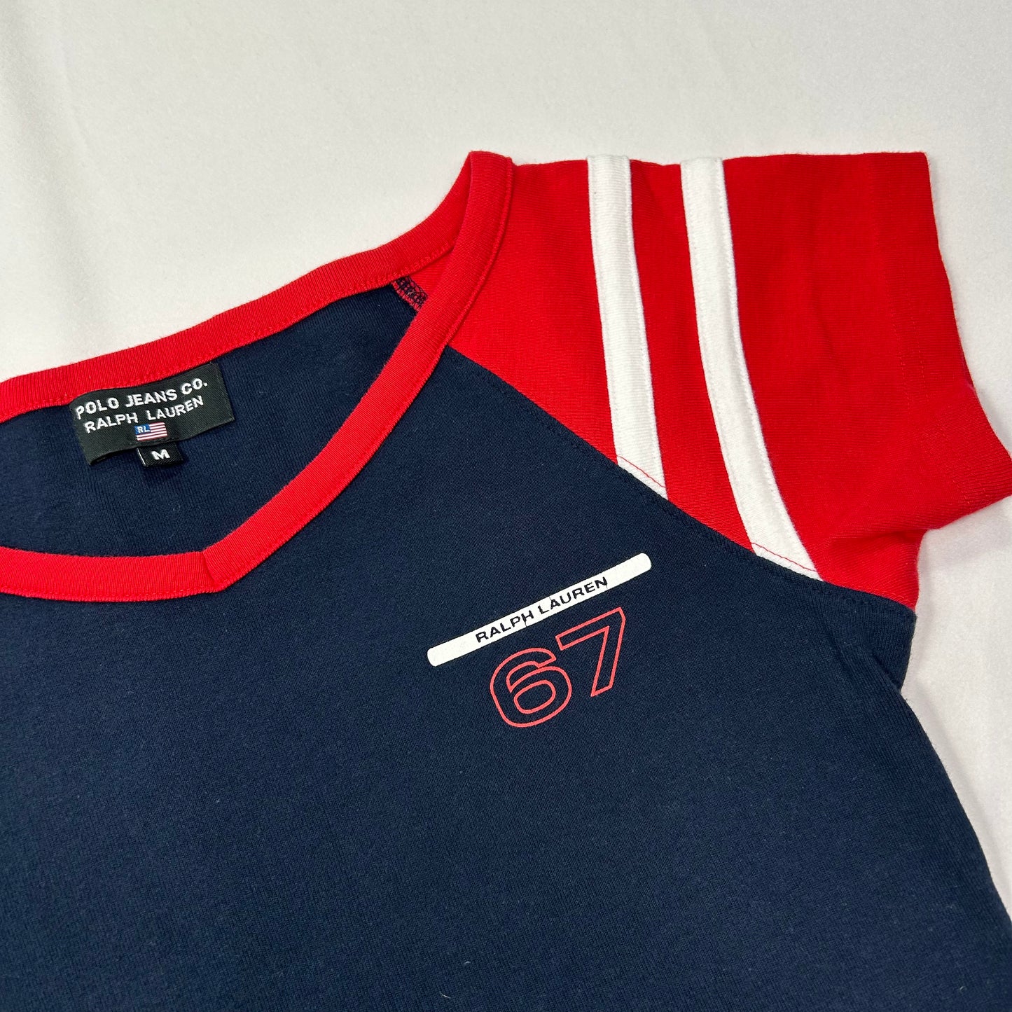 Vintage Polo Jeans '67' Babytee - Size XS/S