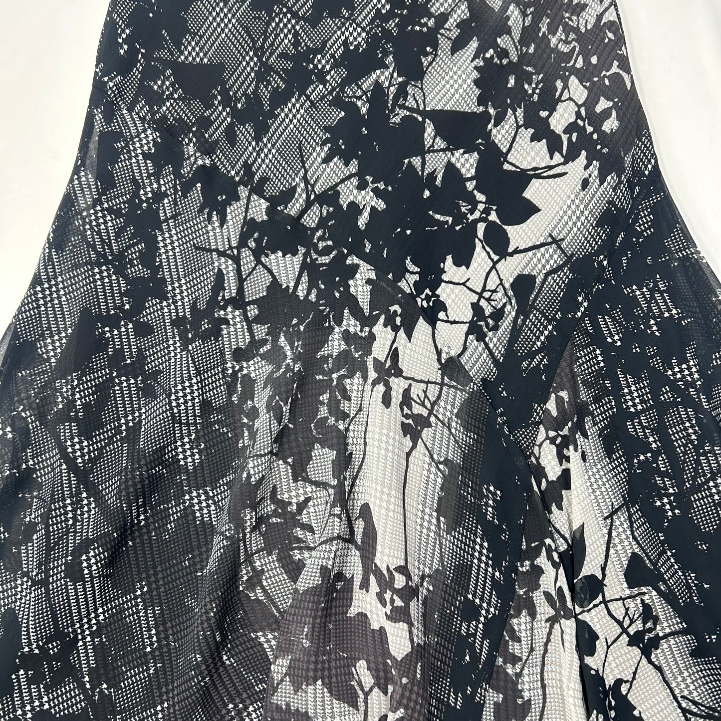 Vintage Floral Midi Skirt - Size M/L