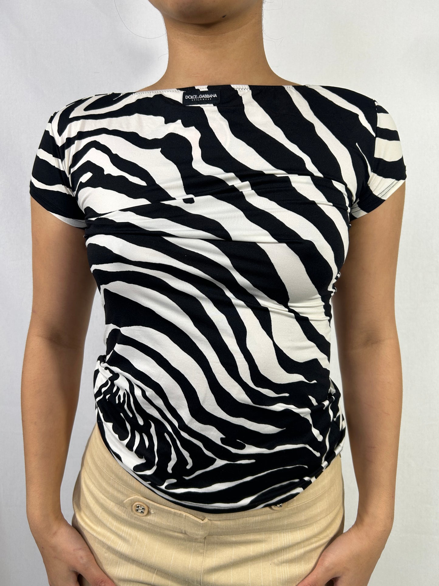 Dolce & Gabbana Zebra Top - Size S/M