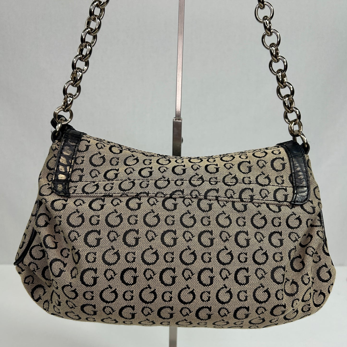 Vintage Guess Leopard Print Shoulder Bag