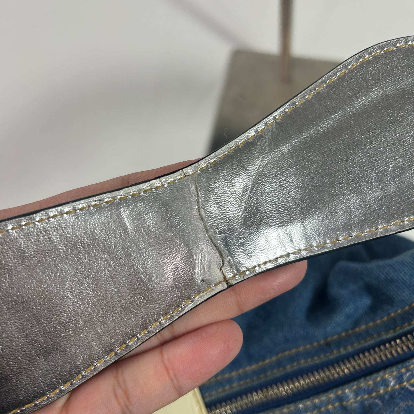Vintage Guess Denim Slouchy Shoulder Bag