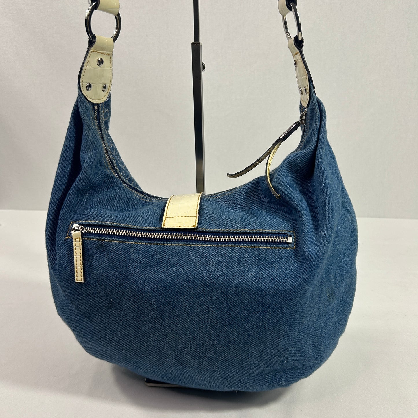 Vintage Guess Denim Slouchy Shoulder Bag