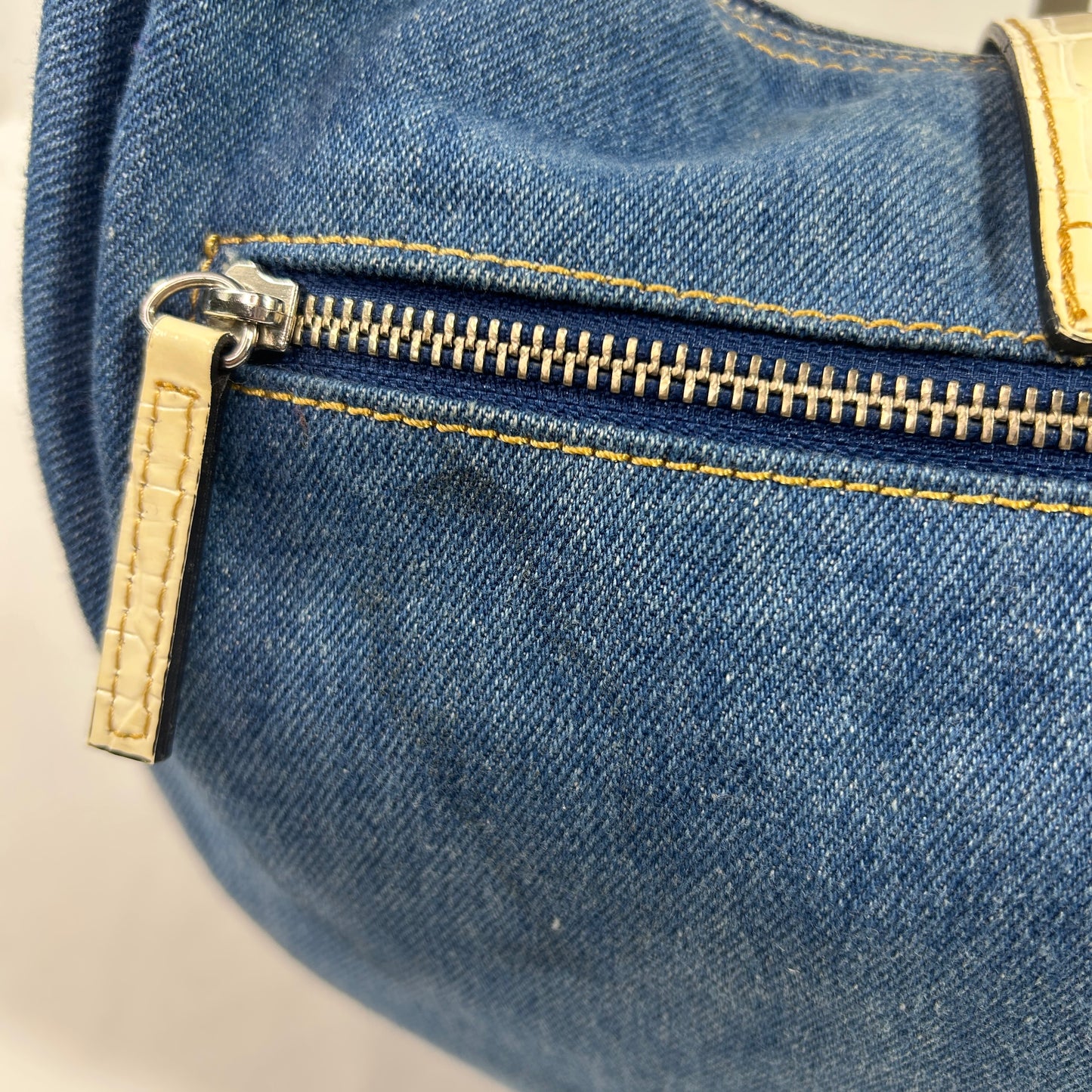Vintage Guess Denim Slouchy Shoulder Bag