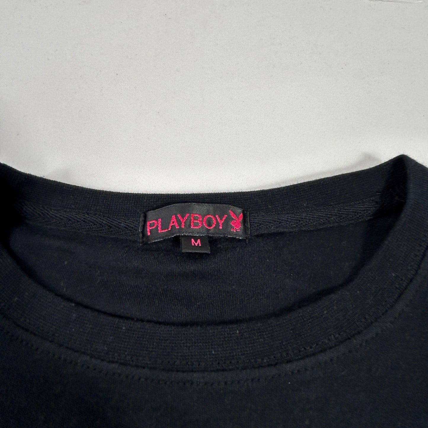 Black / Red Playboy Babytee - Size S