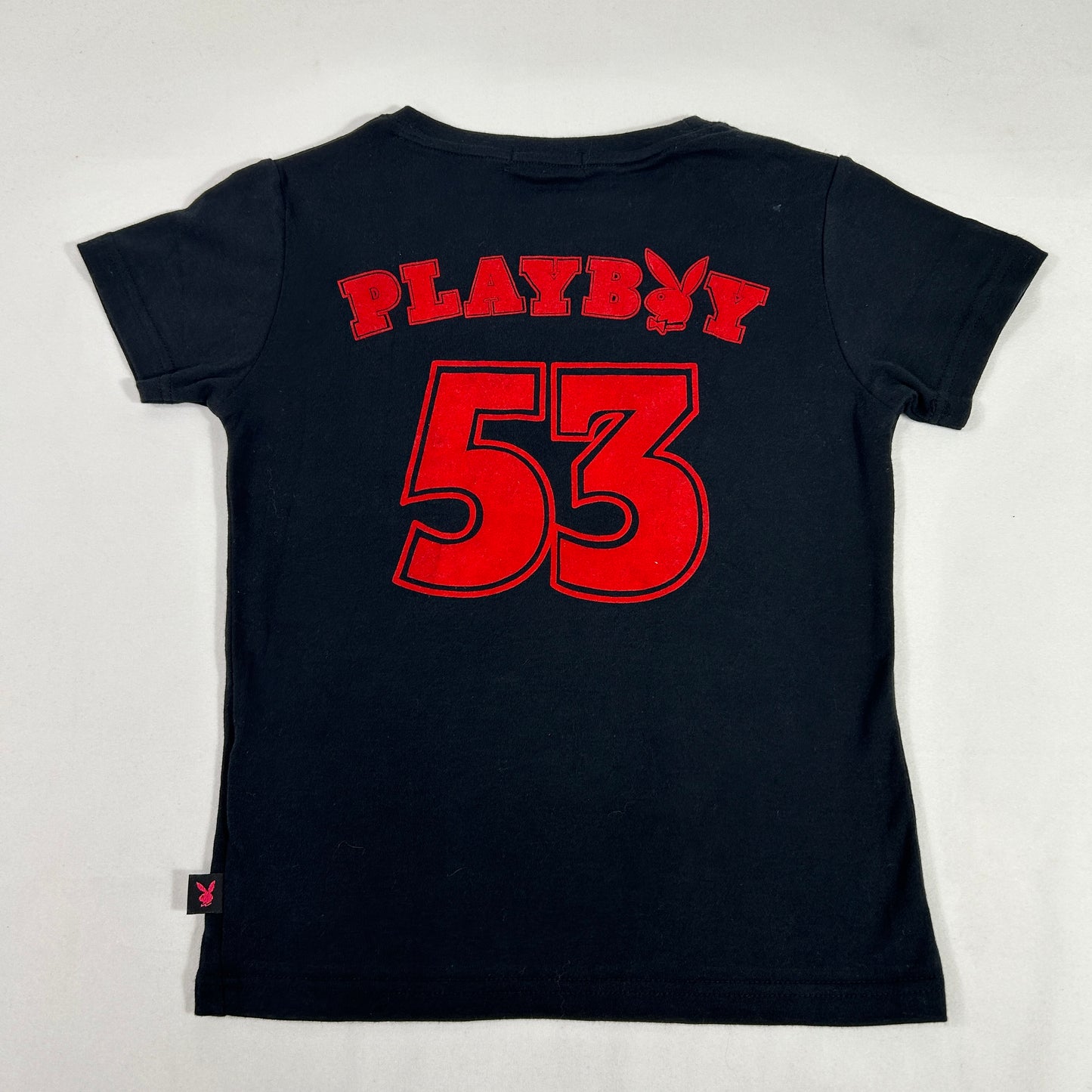 Black / Red Playboy Babytee - Size S