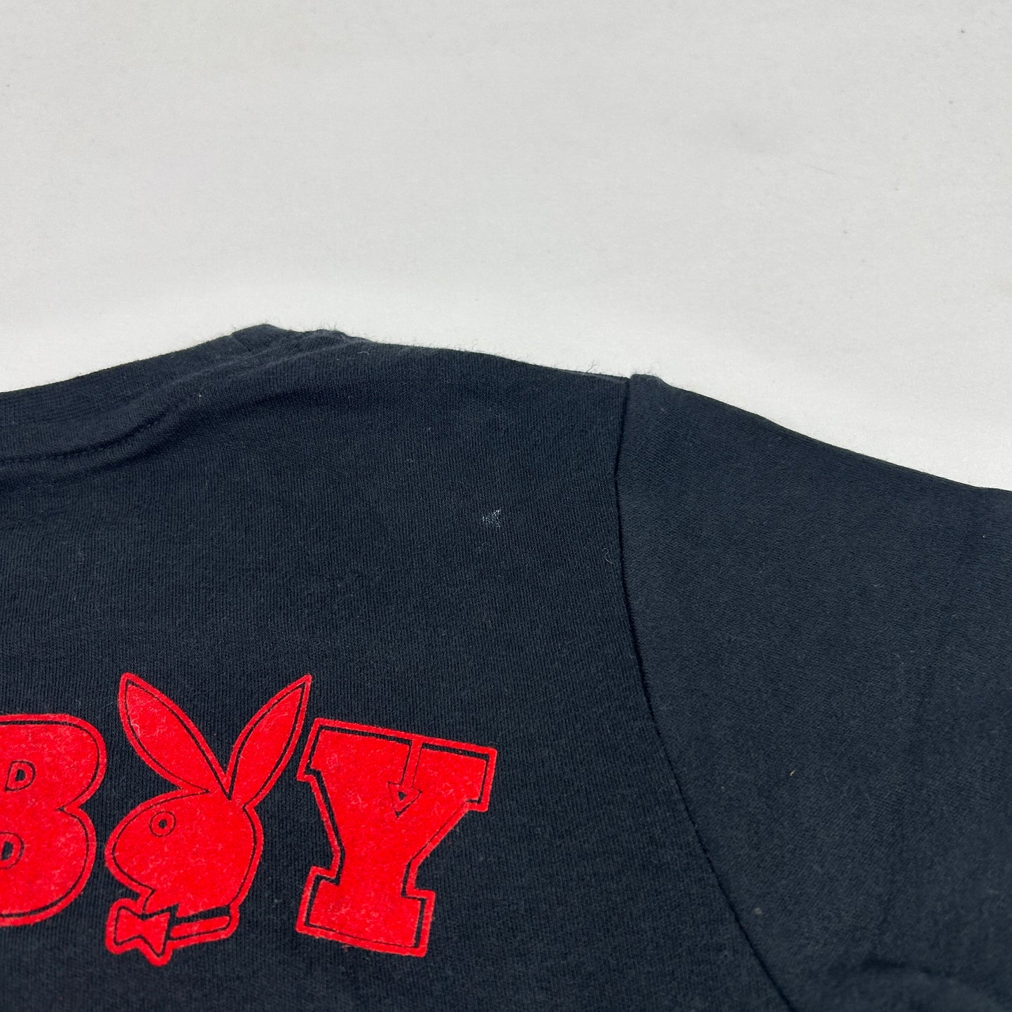 Black / Red Playboy Babytee - Size S