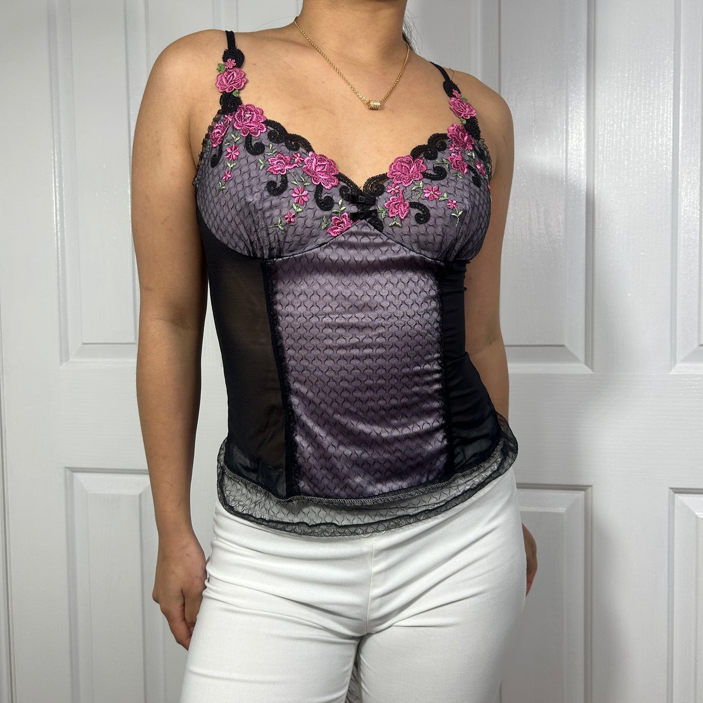 Floral Lace Camisole - Size S