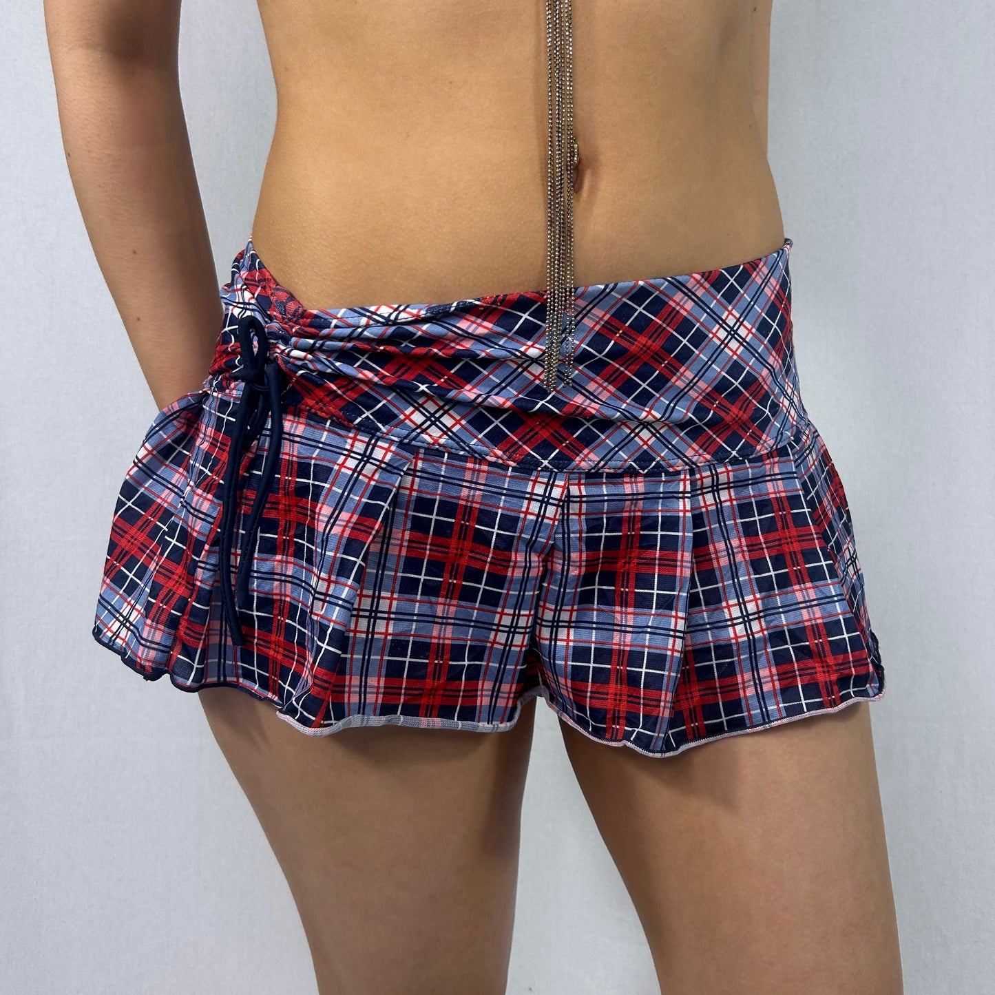 Tartan Plaid Skirt - Size S/M