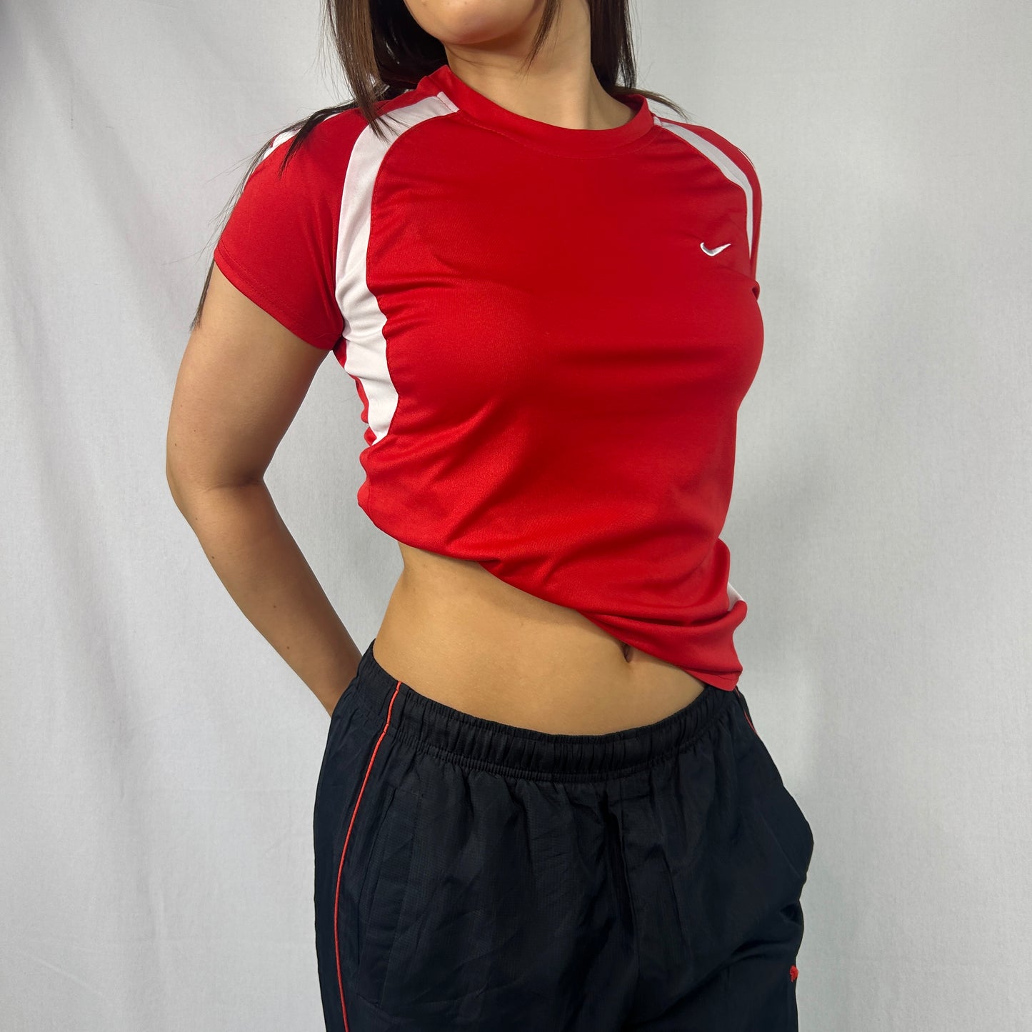Red Nike Jersey Top - Size XS-S