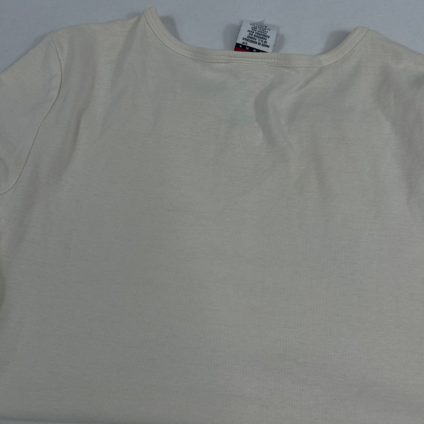 Tommy Jeans V-Neck Babytee - Size S