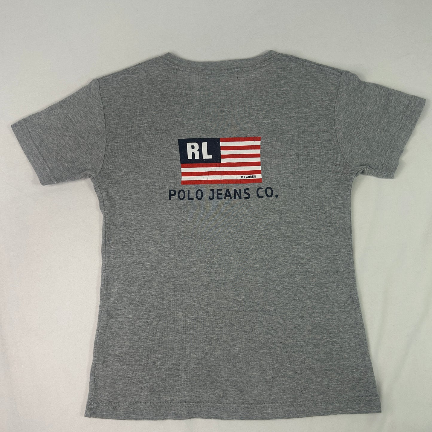 Vintage Grey Polo Babytee - Size XS/S