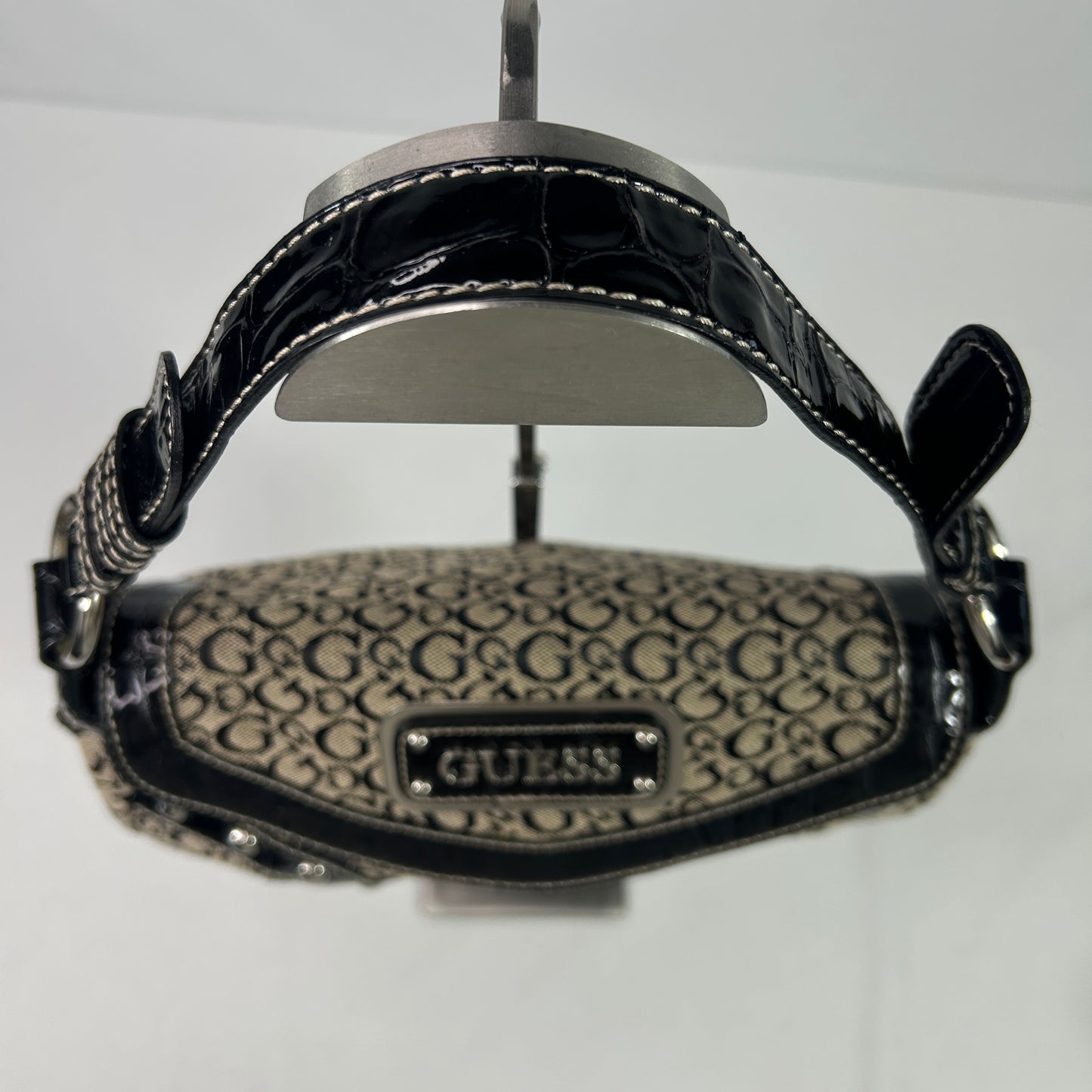 Vintage Monogram Guess Shoulder Bag