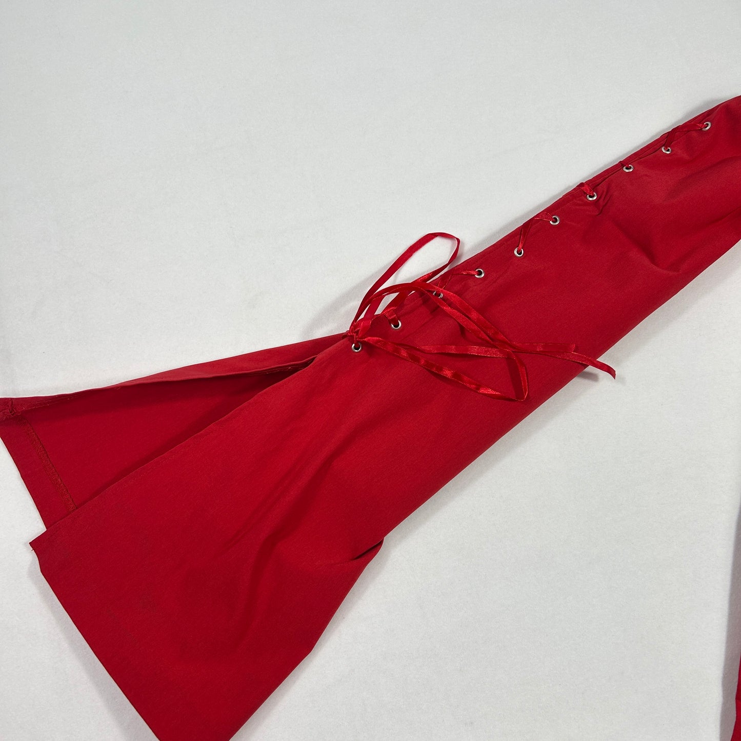 Deadstock Face Off Red Flared Pants - Size M/L