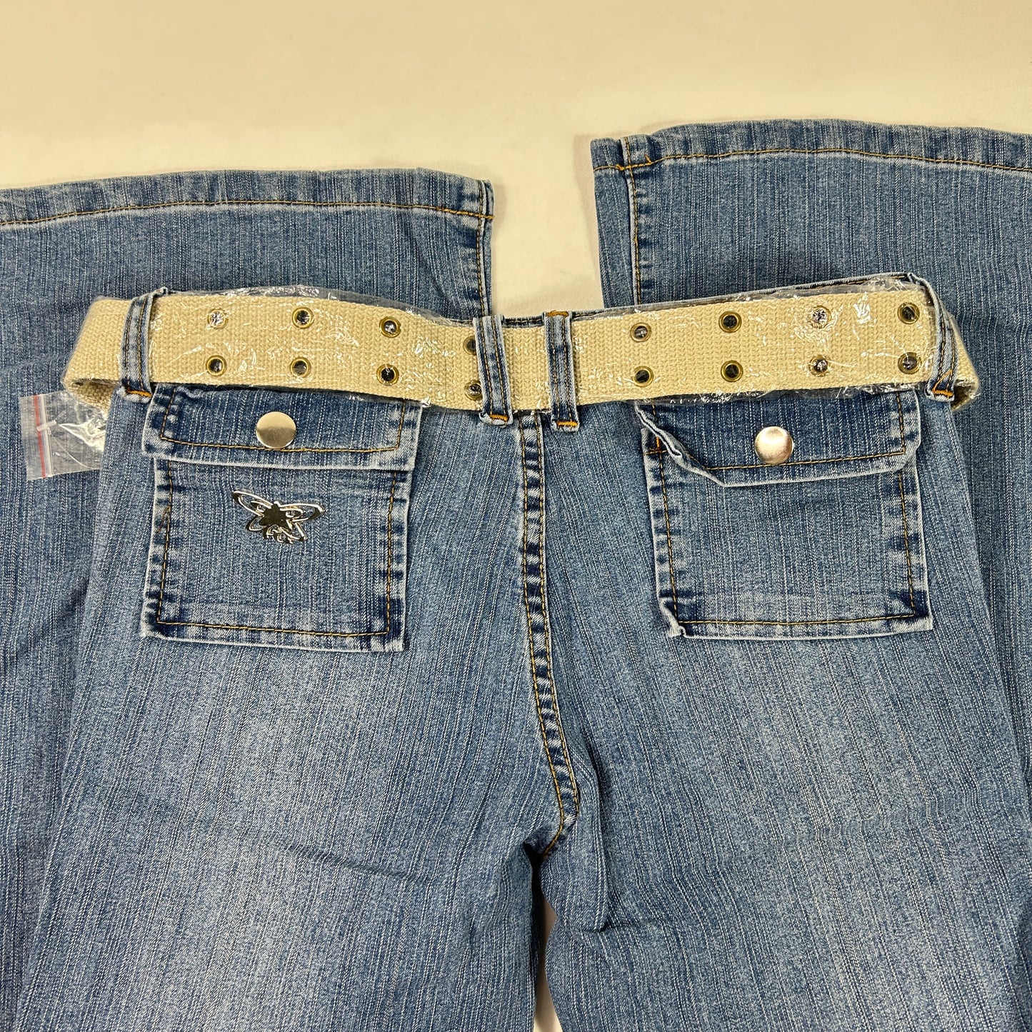 Deadstock Face Off Flared Jeans - Size XS/S