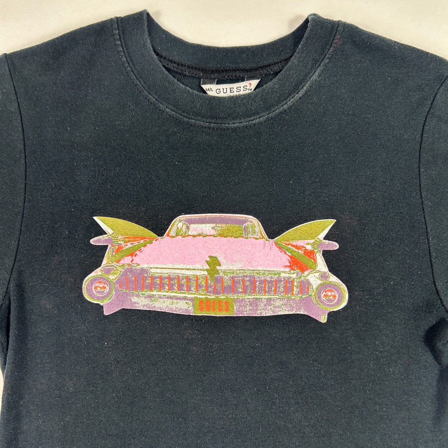 Vintage Guess Cadillac Babytee - Size XS/S