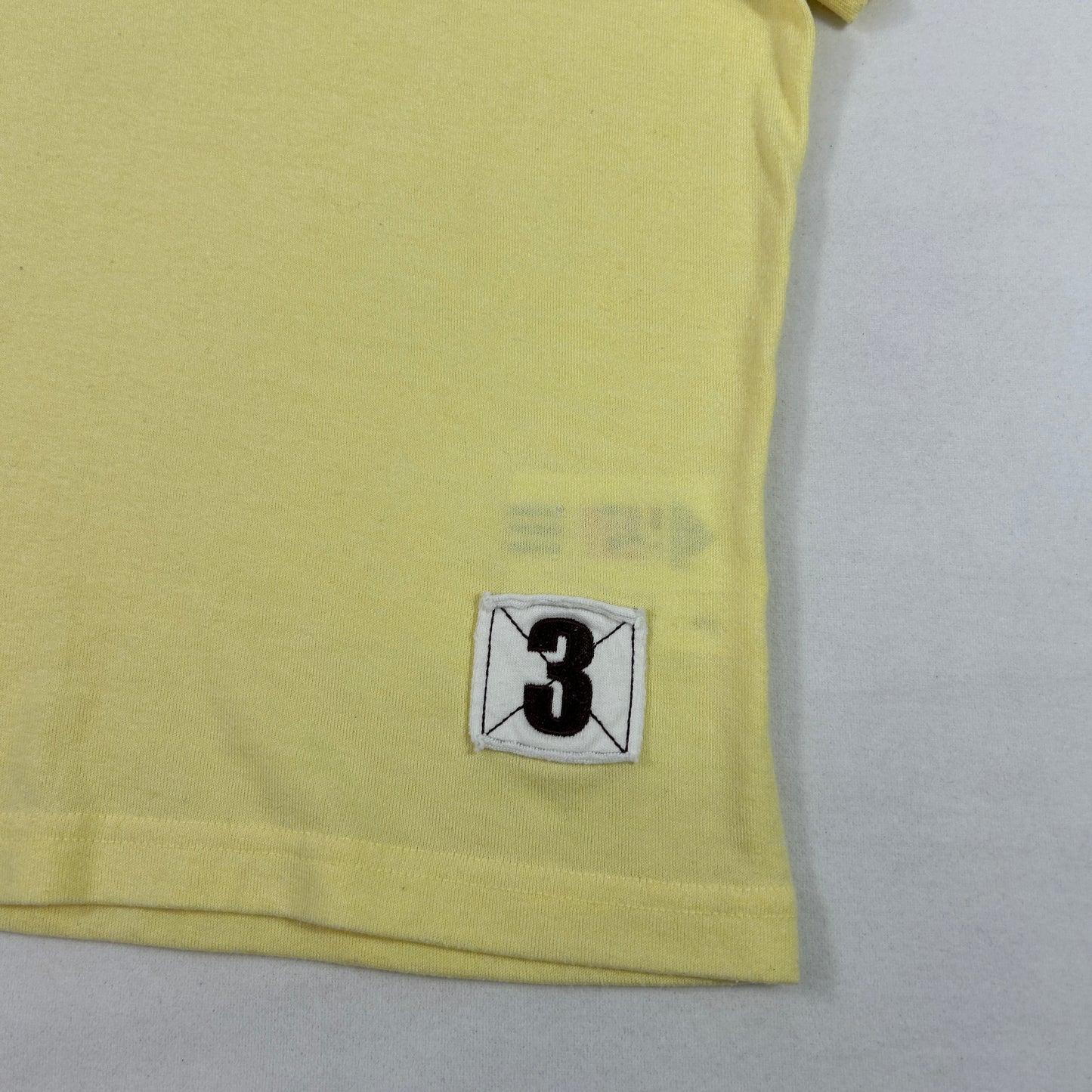 Yellow Adidas Babytee - Size S