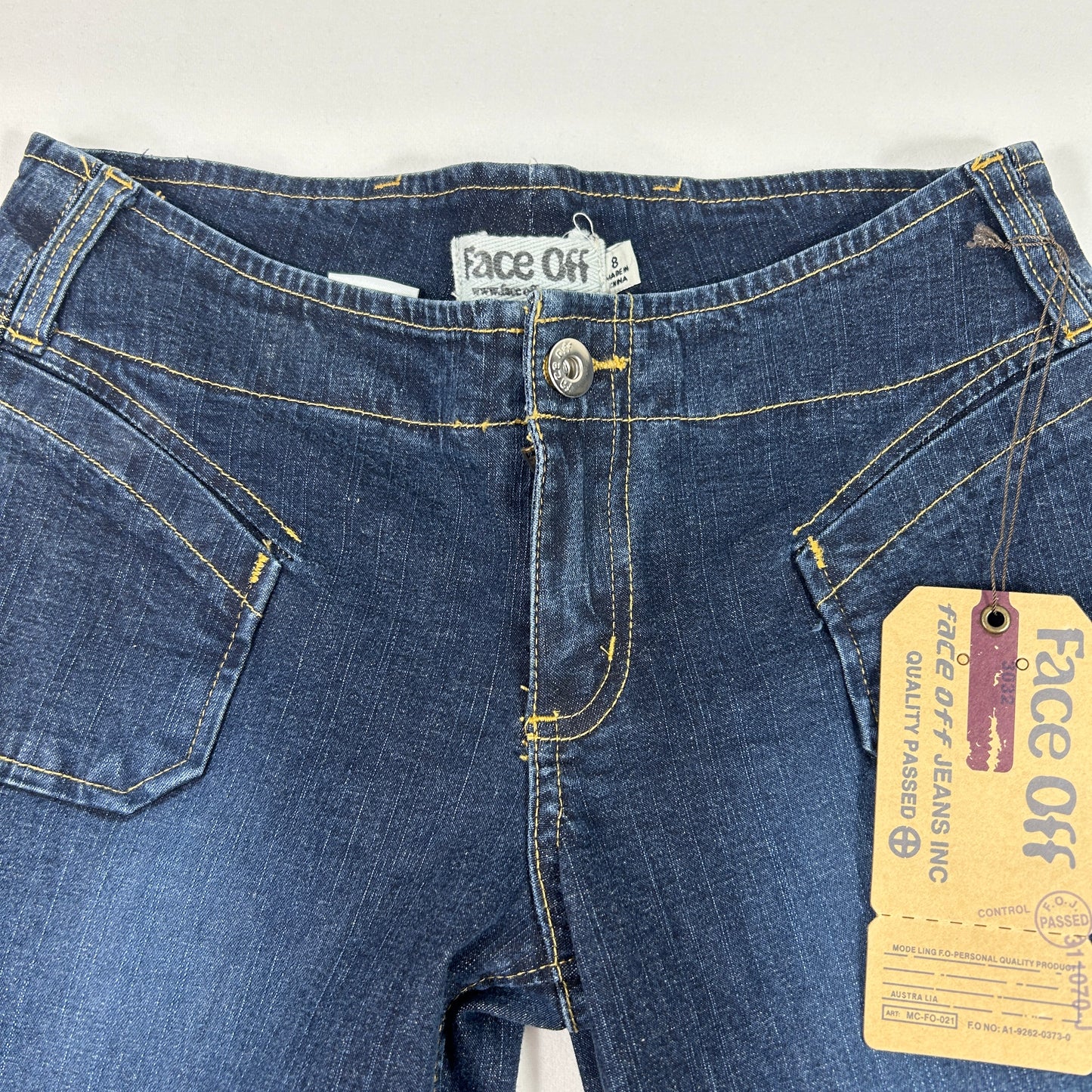 Deadstock Faceoff Flared Jeans - Size S