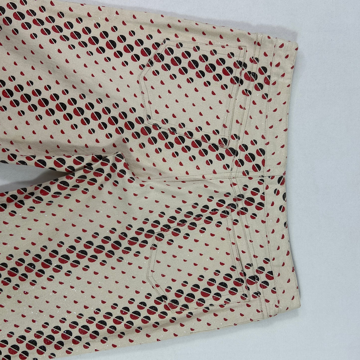 Vintage Polka Dot Straight Legged Trousers - Size XS/S