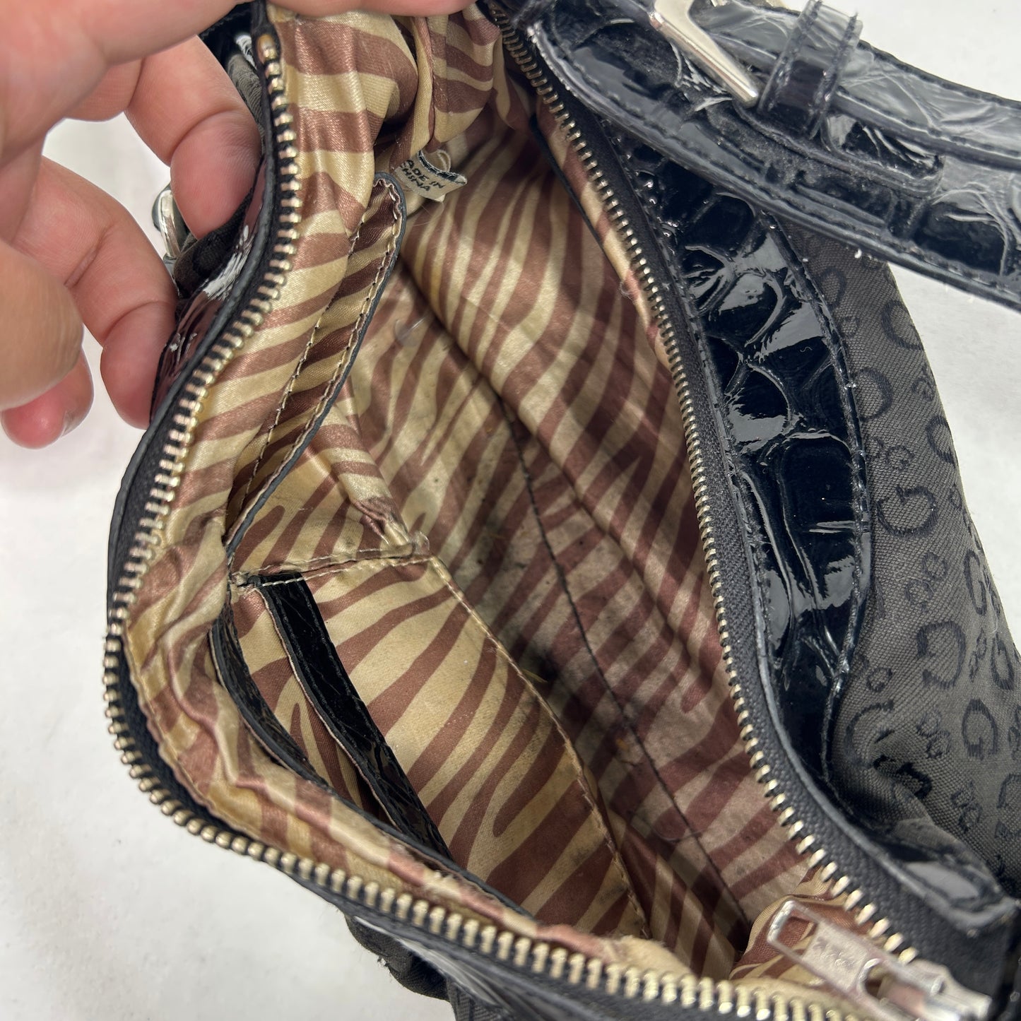 Vintage Baguette Guess Shoulder Bag