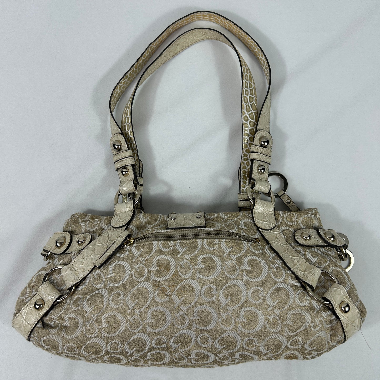 Vintage Cream Guess Shoulder Bag